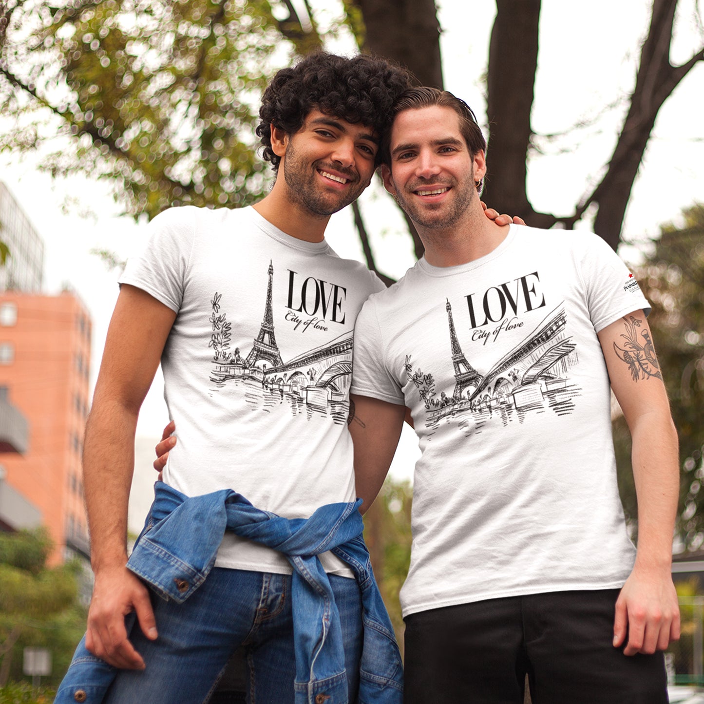 City Of Love Withe T-Shirts