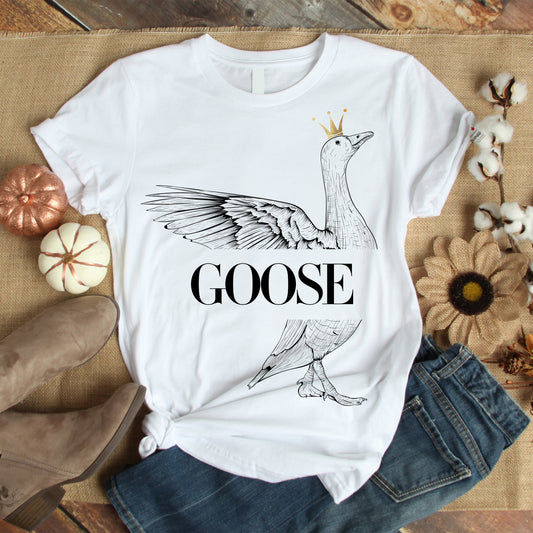 GooSe  White  T-Shirts