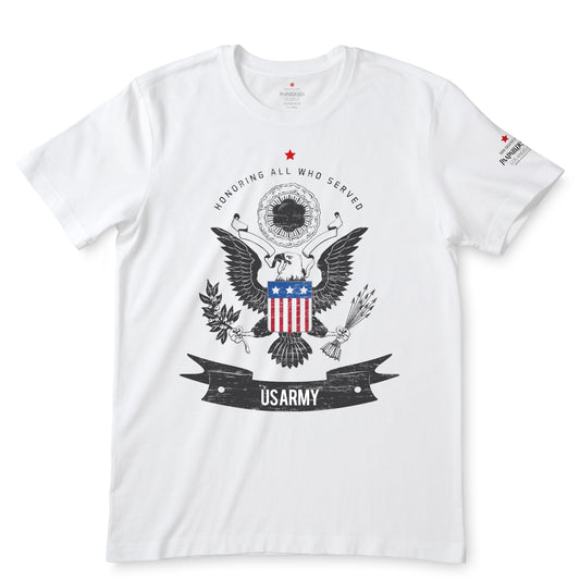 US ARMY White T-Shirts