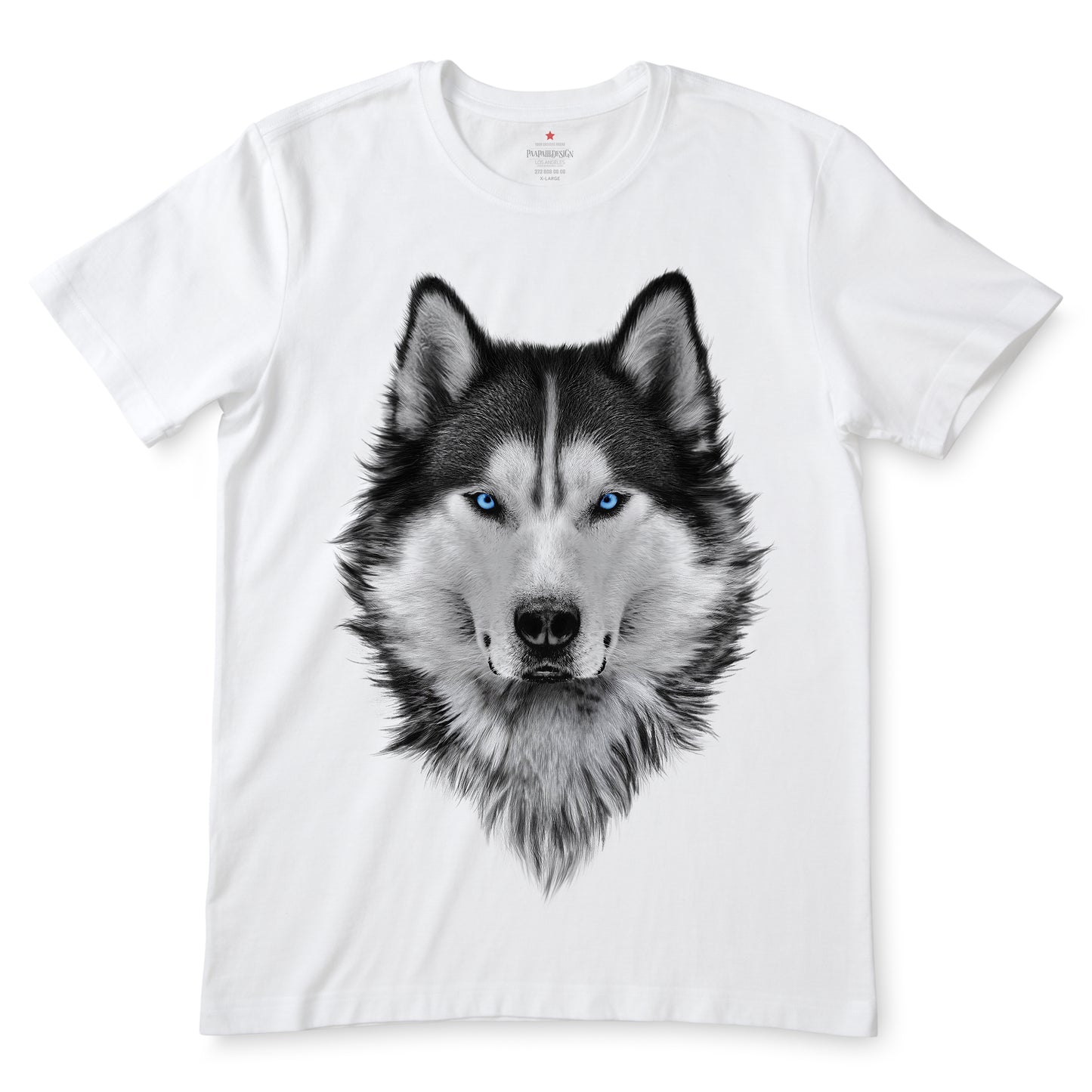 Husky White T-Shirts